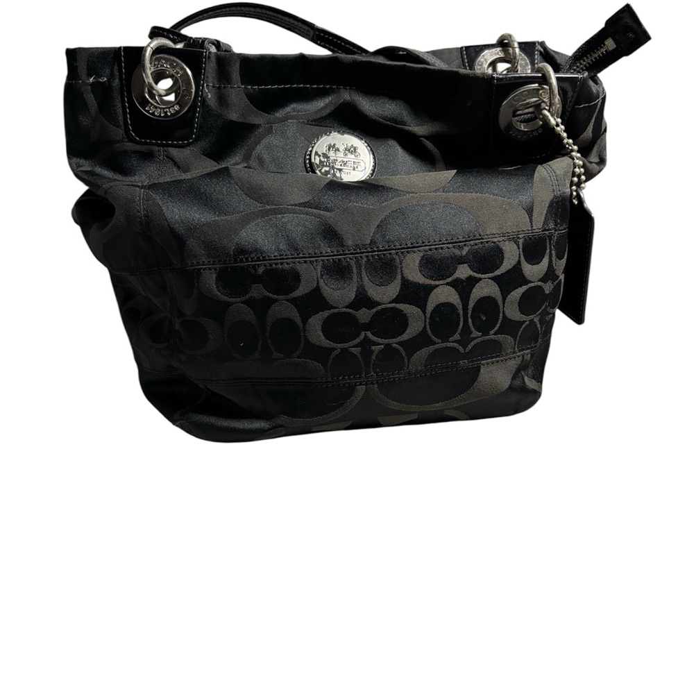 COACH Alex Signature Sateen Fabric Tote 14449